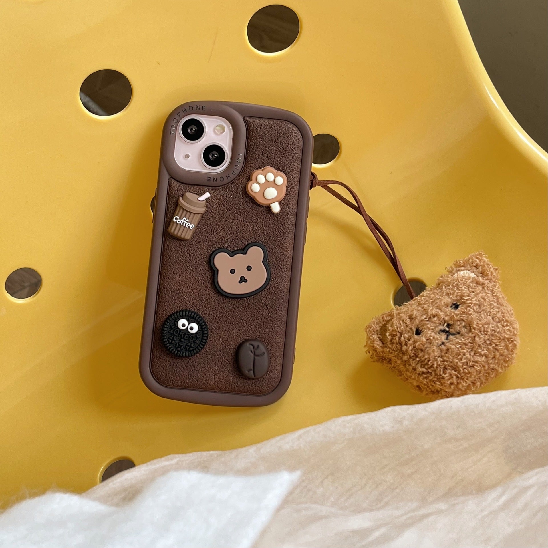 Mocha Teddy Case