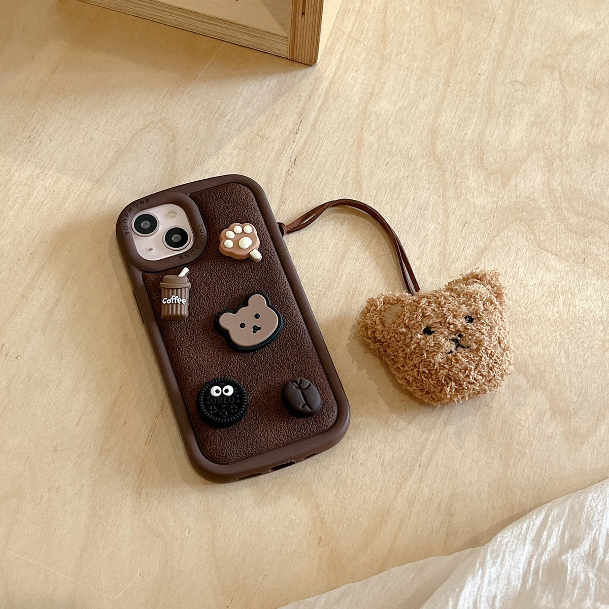 Mocha Teddy Case