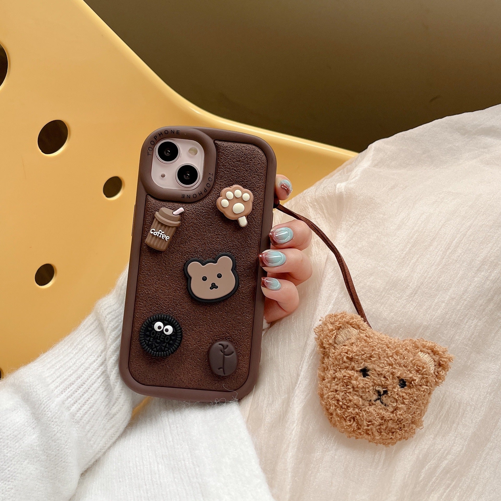 Mocha Teddy Case