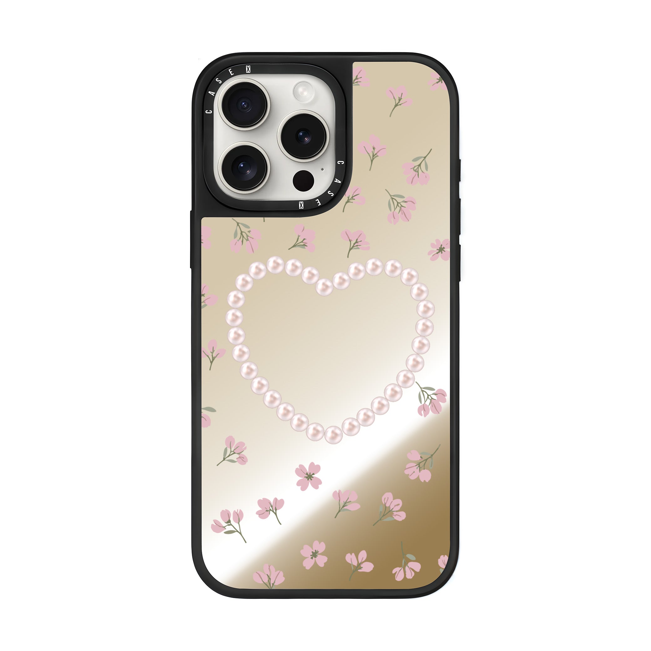 Floral Pearl Heart