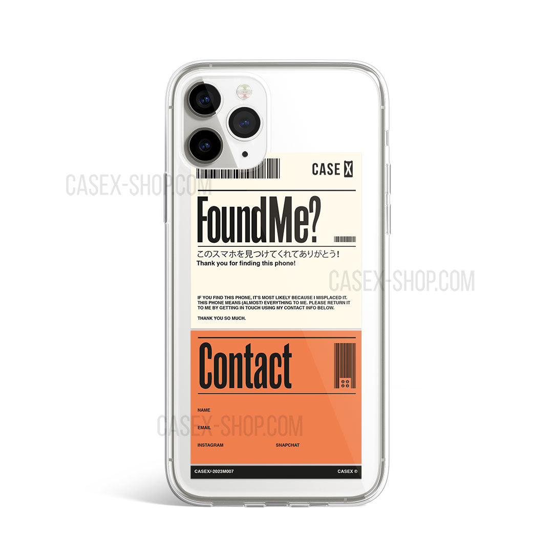 Lost And Found Case – Case X